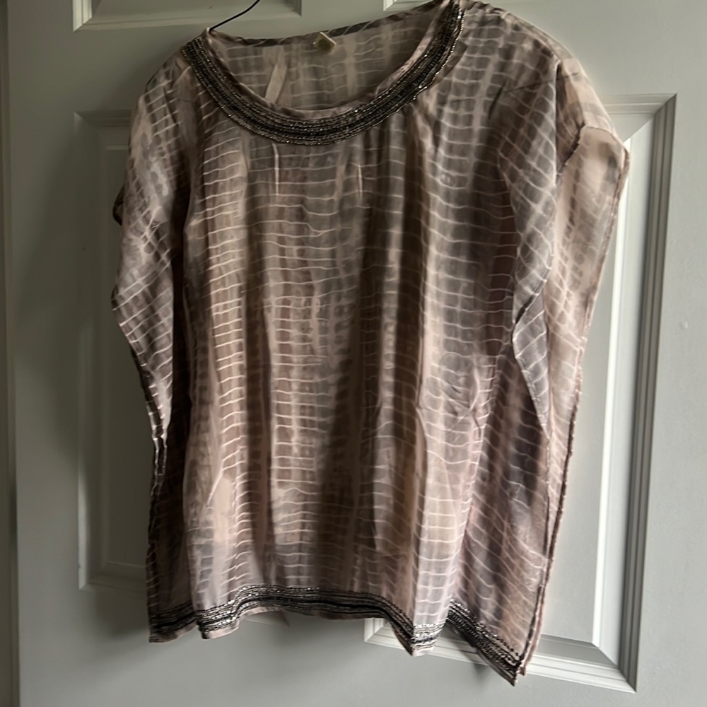 Absolutely gorgeous RAGA beaded top size Small
